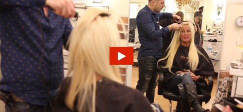  Before and after hair extensions application in Orlando video 