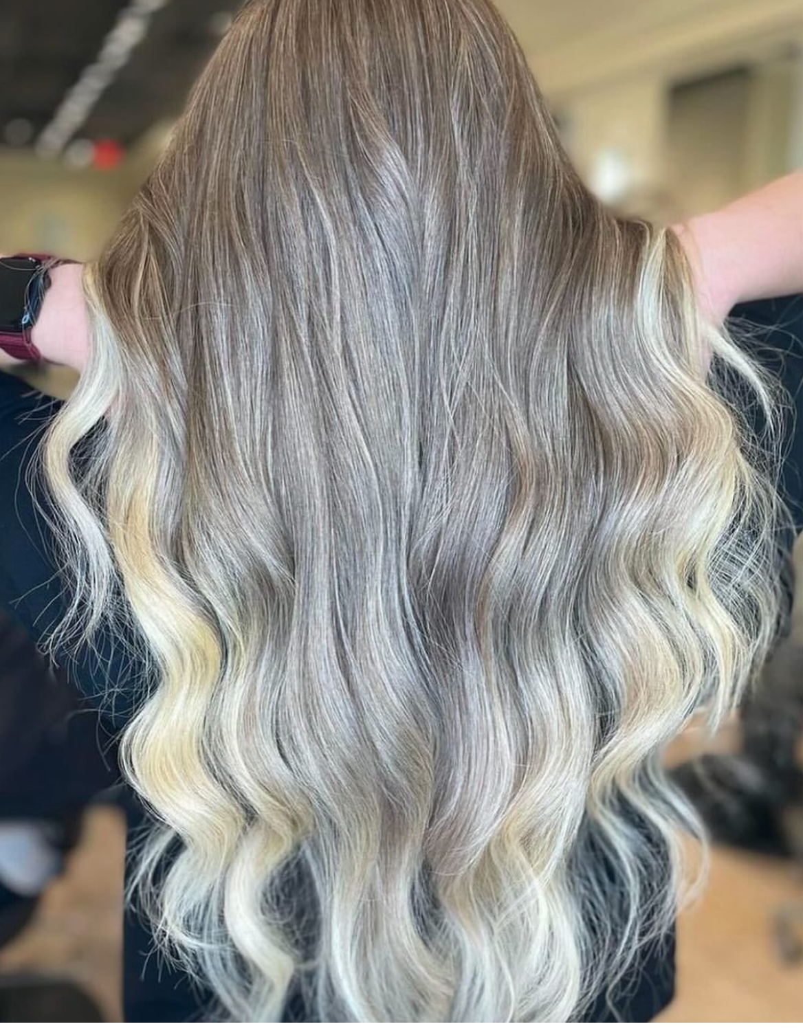 hair routine at hair salon in winter park